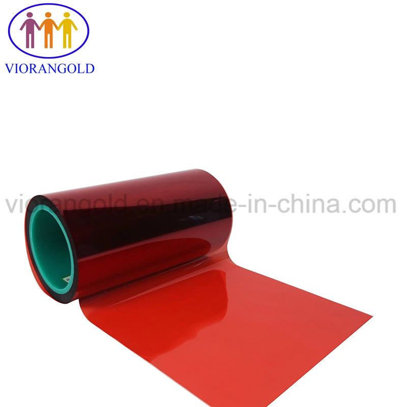 25um/36um/50um/75um/100um/125um Red Pet Release Liner with Silicon Oil for Die Cutting Industry