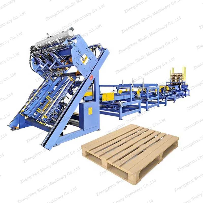 Hot Sell Block Wood Pallet Automatic Production Line