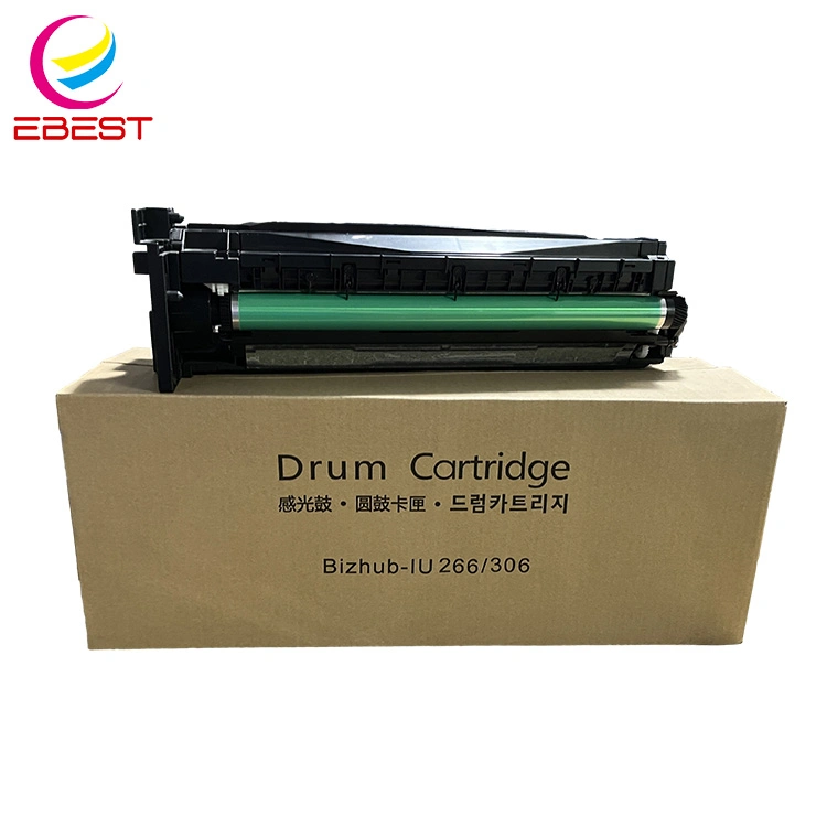 متوافق مع Ebest مع شركة Konica Minolta IU-266 Iu266 Drum Cartridge Bizhub 266 306 Aurora Ad268 308 وحدة أسطوانة الطابعة الناسخة