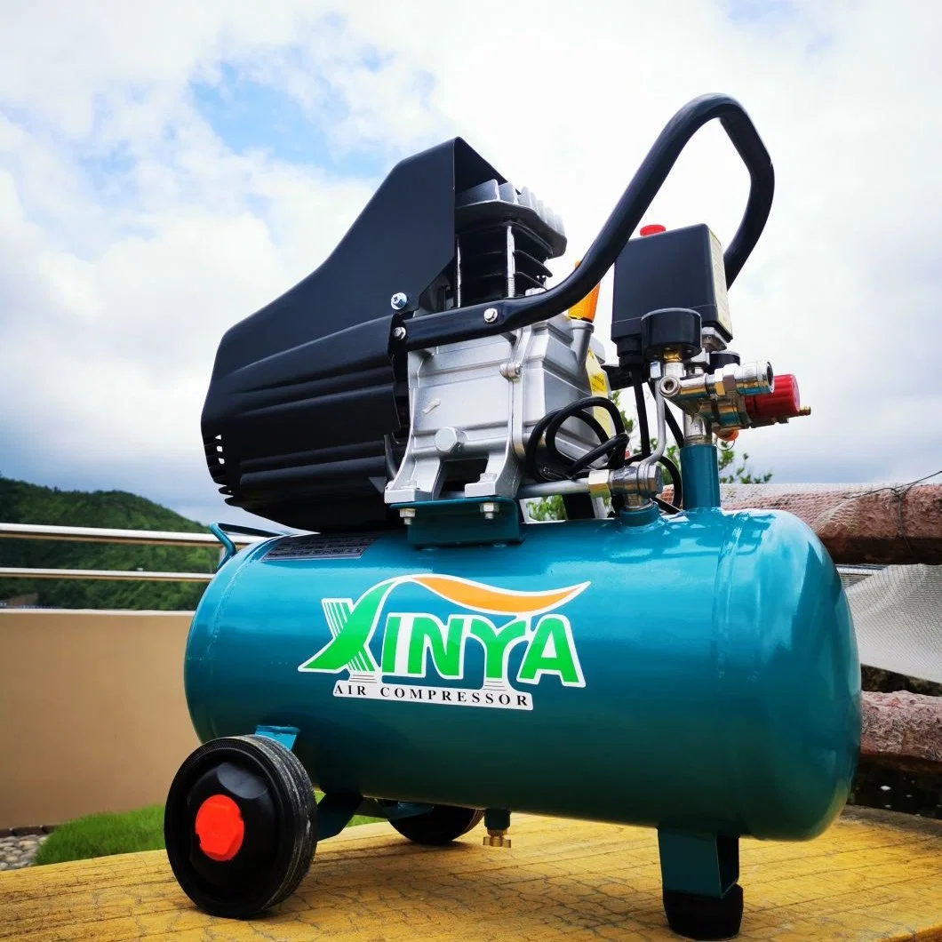 Xinya Bm Type 115psi 8bar Portable Direct Driven Air Compressor with 30L Tank for Car Tire