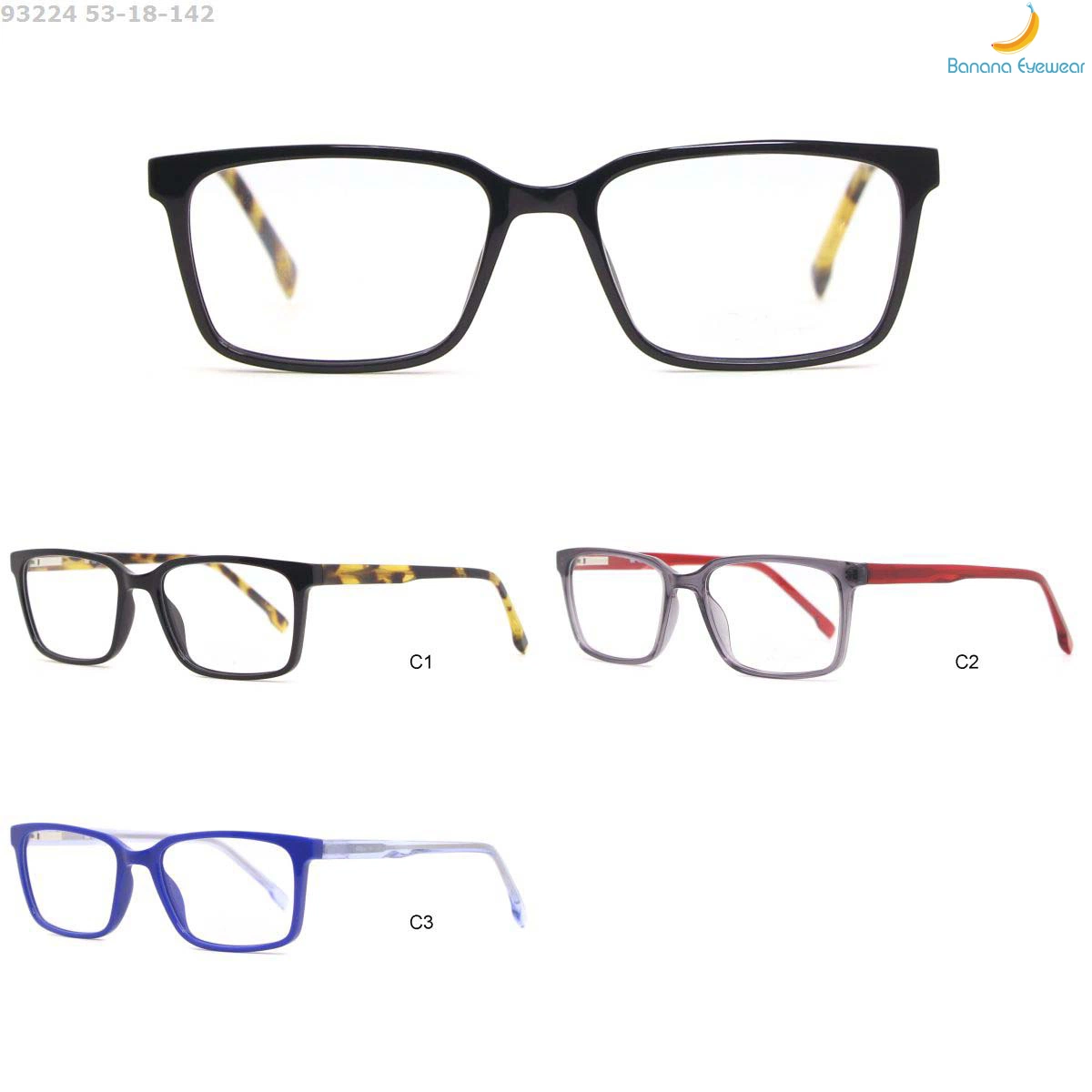 Anti-Blue Light Optical 2020 Hot Selling New Fashion Injection Acetate Ready Stock Eyewear