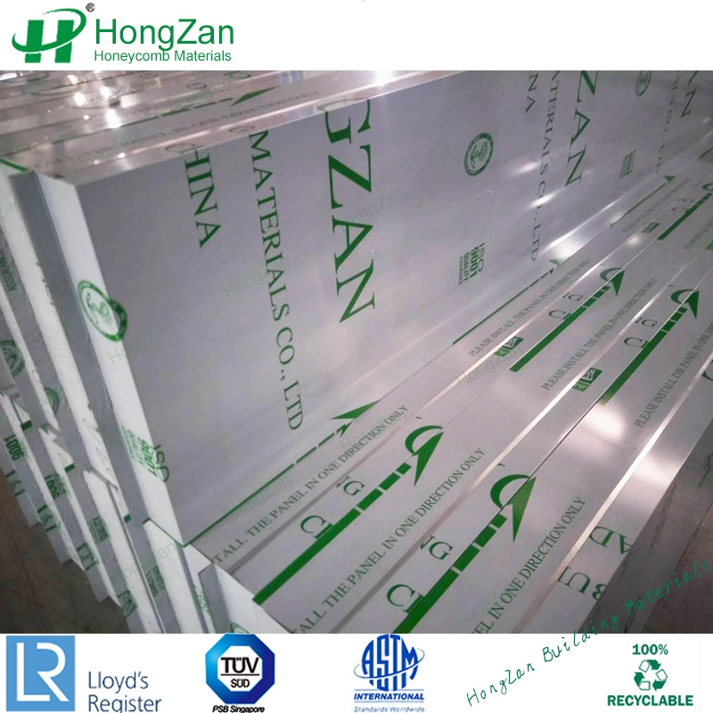 Aluminum Honeycomb Panel with Fireproofing Materials and High Pressure Laminate