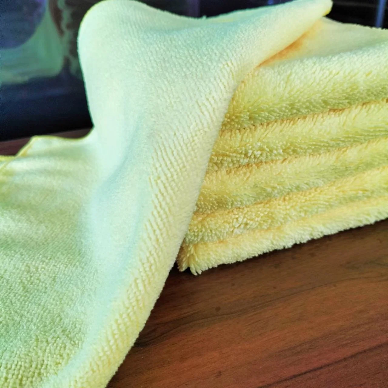 330GSM 35*40cm Microfiber High and Low Hair Car Wash Towel Car Towel Thickened Towel Cleaning Beauty Supplies