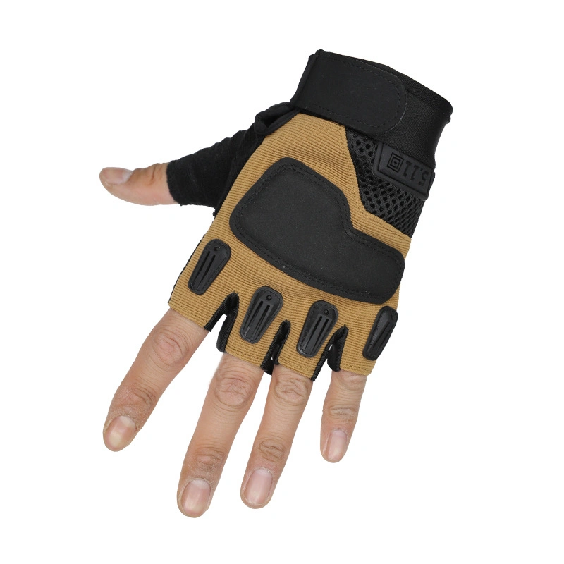 Bras Camo Y uniforme vert Cool moto de cyclisme de haute qualité de la chasse de coupure de style doigt Gants tactiques anti-patinage