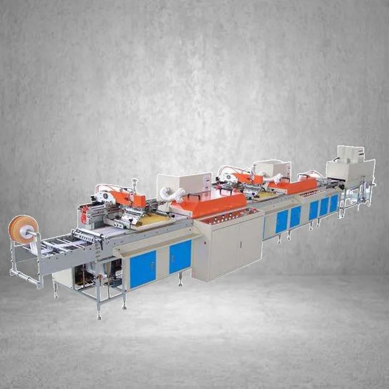 Automatic Two Colors Roll to Roll Silk Screen Printing Machine Made in China for Sale