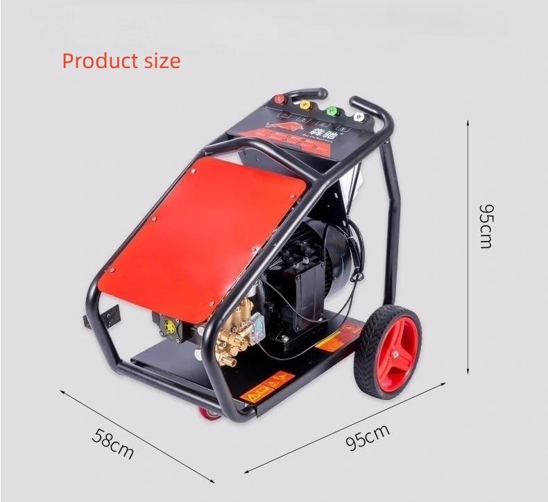 7,5kW 18L/Min Limpiador eléctrico de Alta presión Móvil Lavarropas de coche