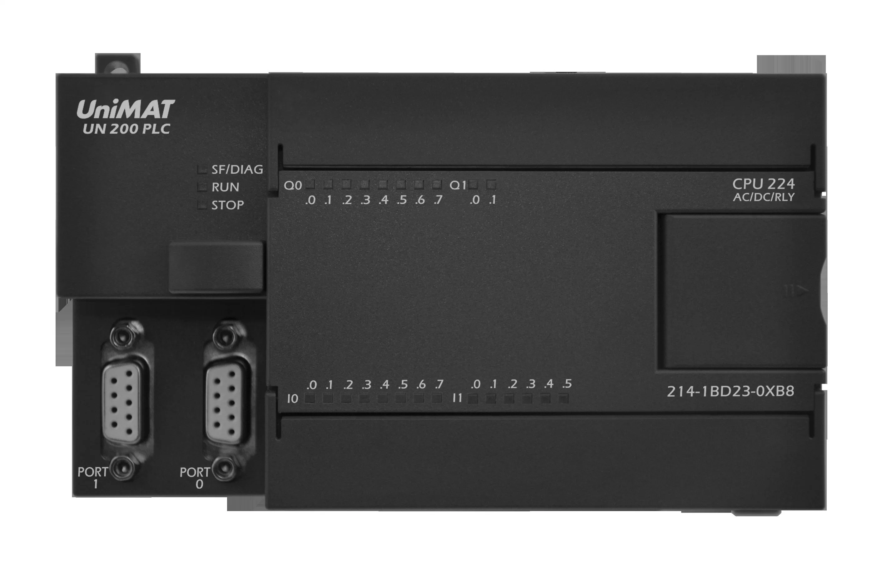 Unimat 200 PLC with 224 AC / DC / Relay Equivalent of Siemens CPU