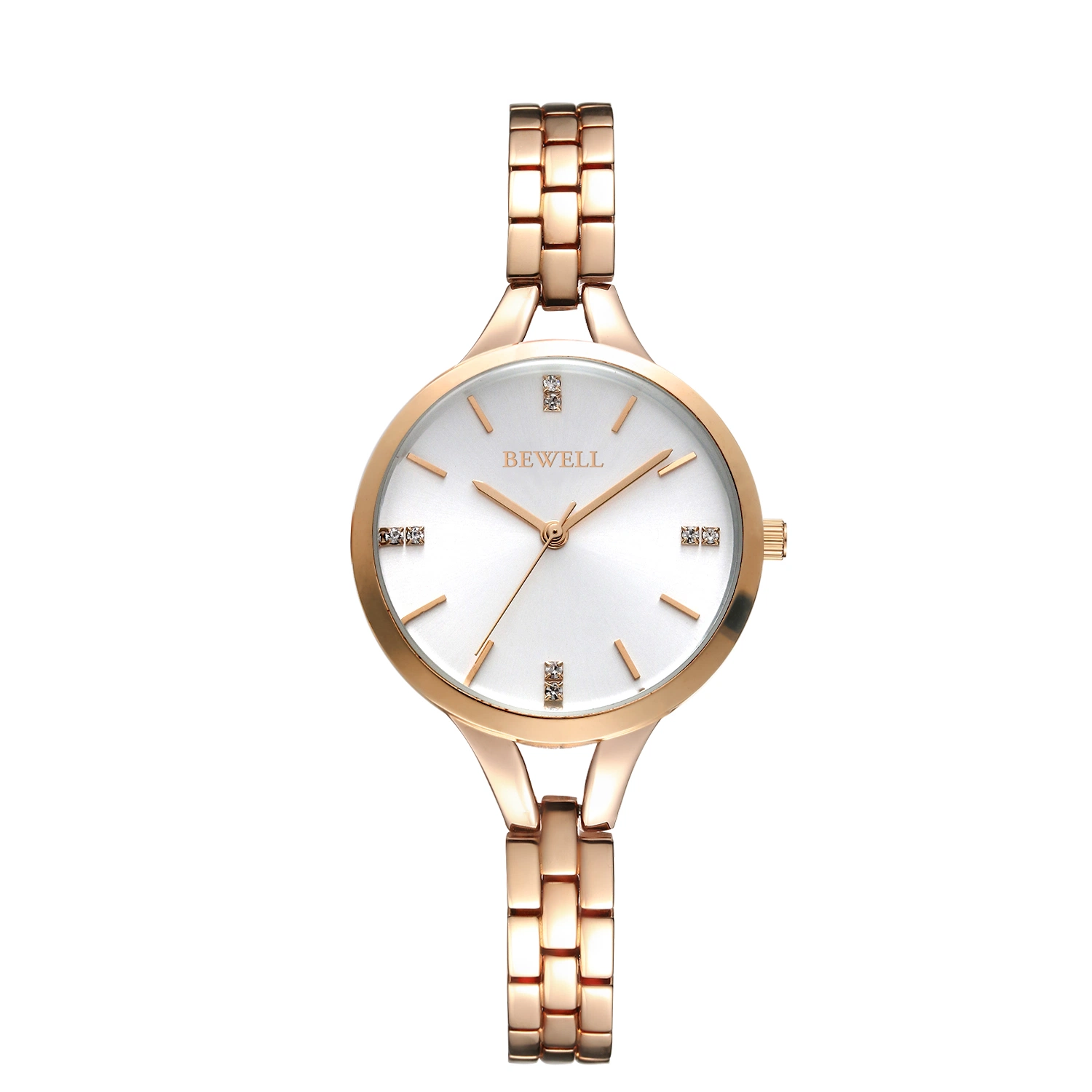 Bewell Latest Alloy Watch Women Minimalist Bracelet Watch Custom Logo for Women Wholesales