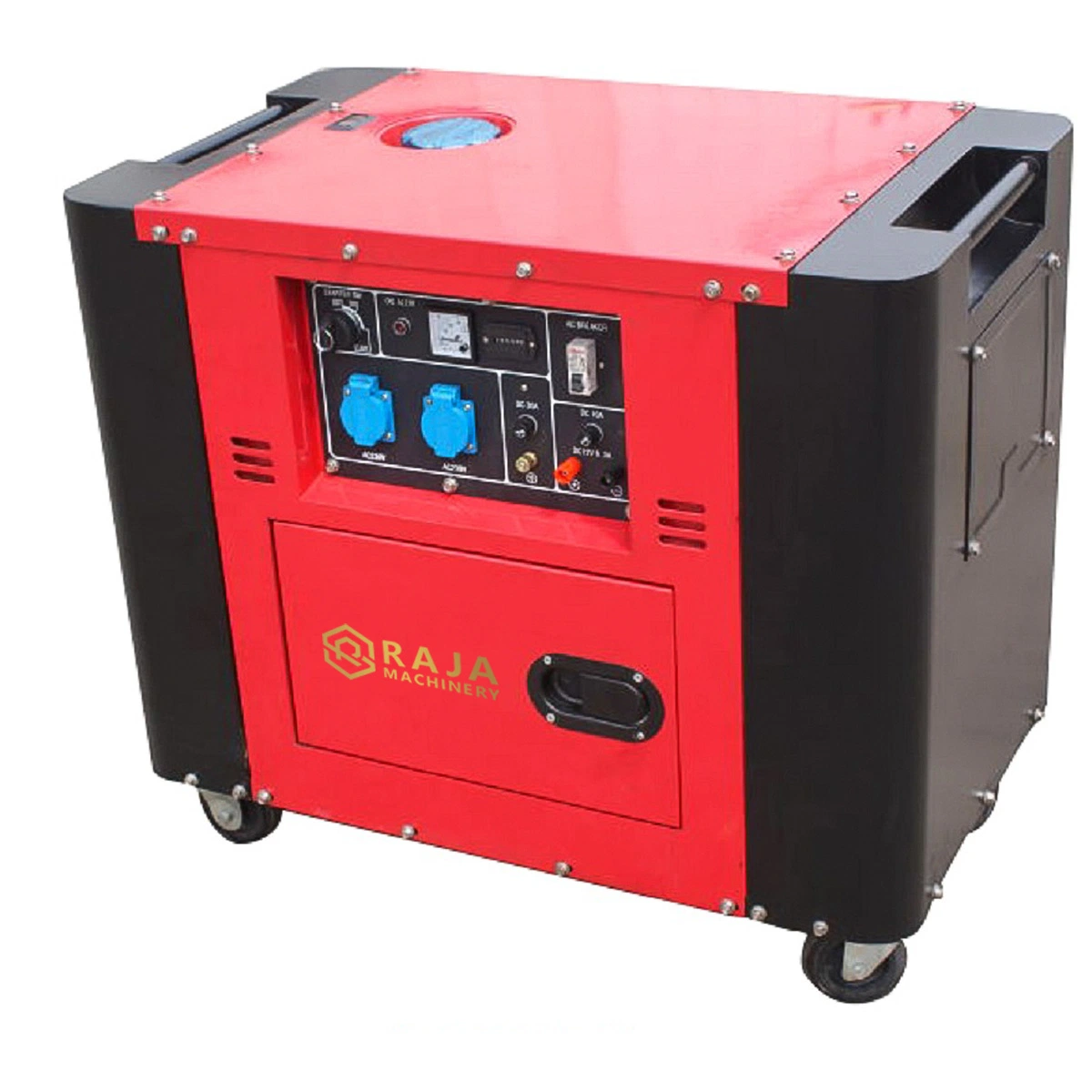 Super Silent  Air Cooled 5.7KW Diesel Generator for Outdoor Electricity Supply