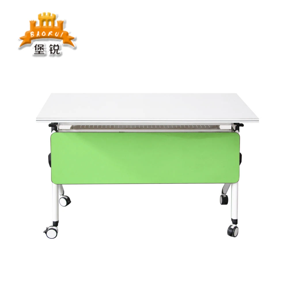 Wholesale/Supplier Green White Training Room Desk with Castor