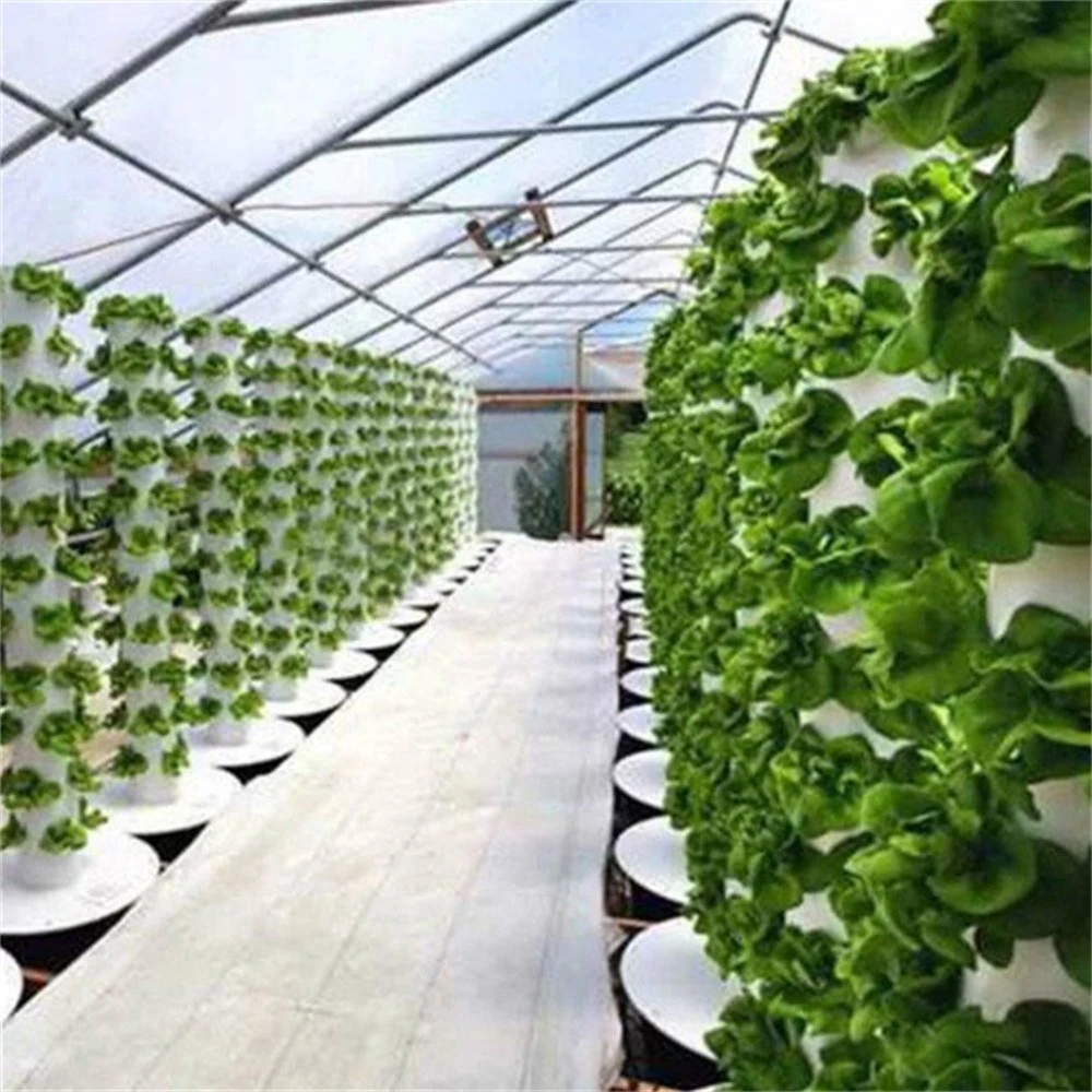 Los sistemas de cultivo hidropónico de interior Aeroponics Casa Jardín Vertical Torre Torre vertical con luz LED