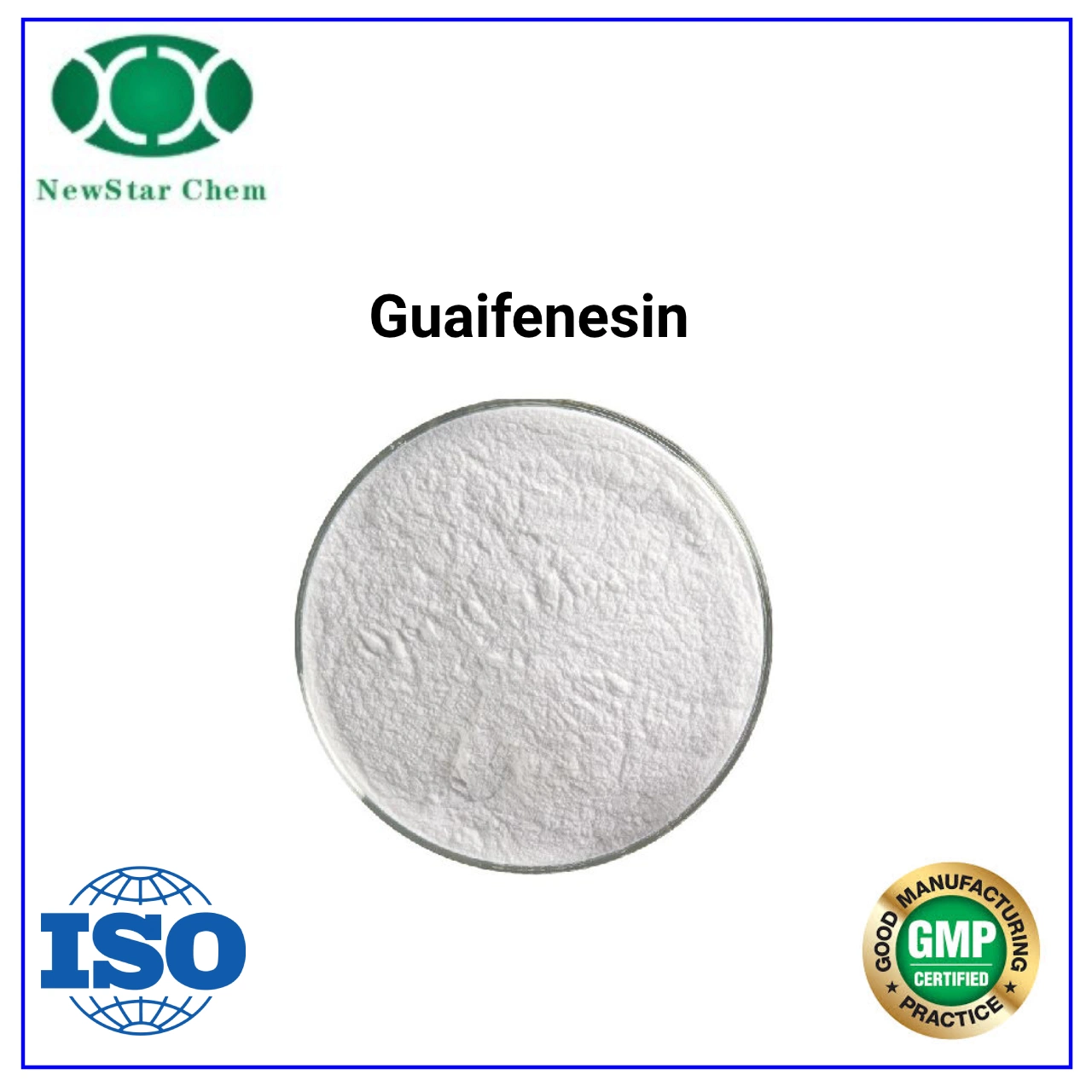 La guaifenesina CAS93-14-1 Guaiacol Éter de glicerilo