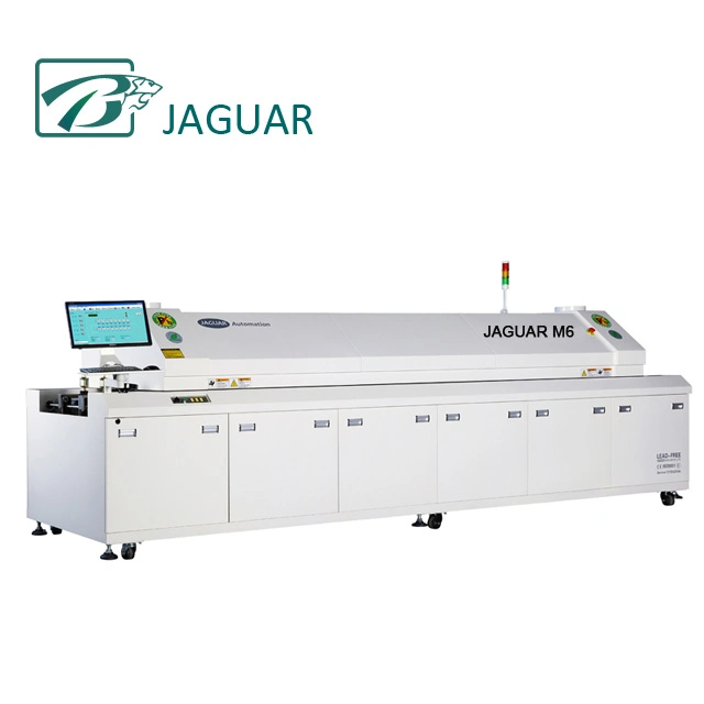 Factory Direct Sales Easy Install Long Lifetime 6 Zone Lead-Free Hot Air Reflow Oven