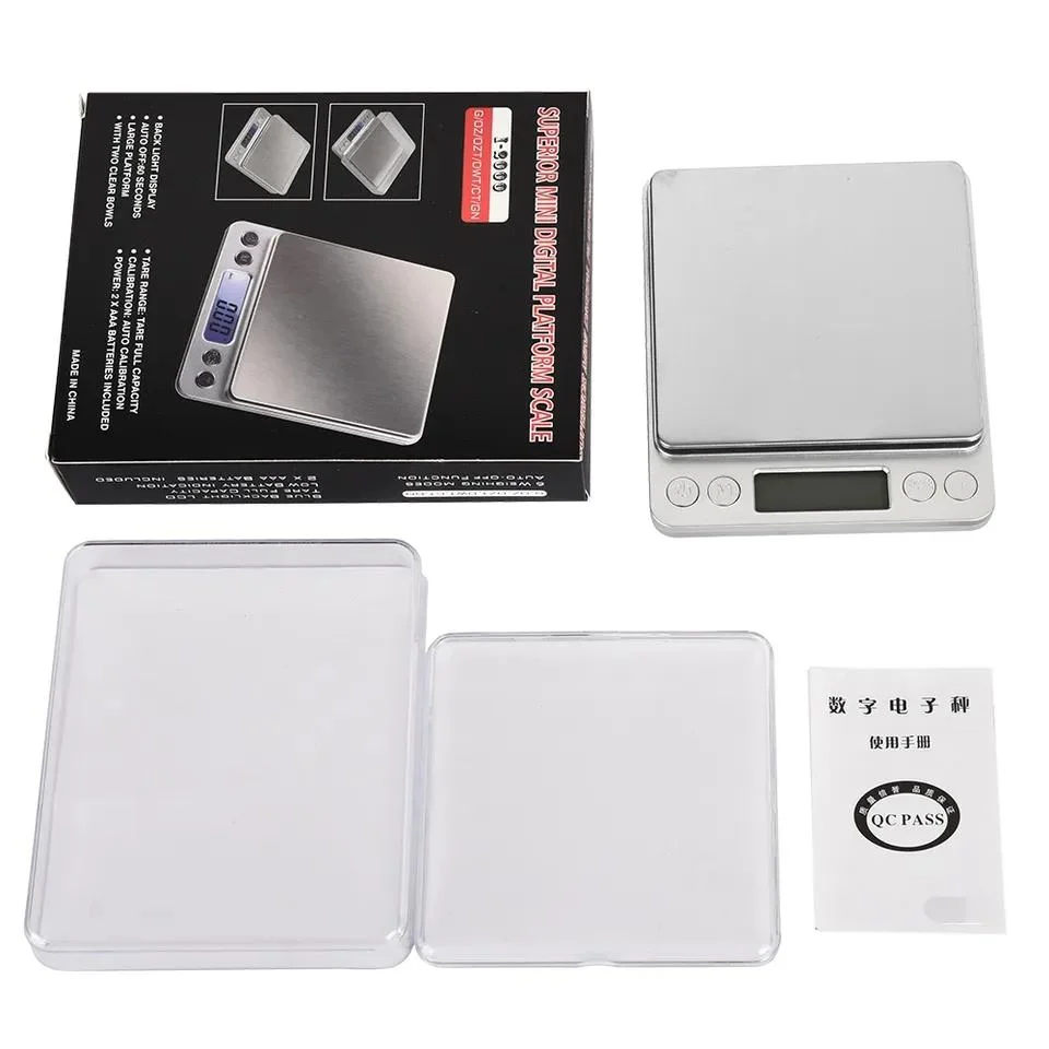 3kg Digital Kitchen Food Jewelry Weighing Scale with 0.1g 0.01g Accuracy