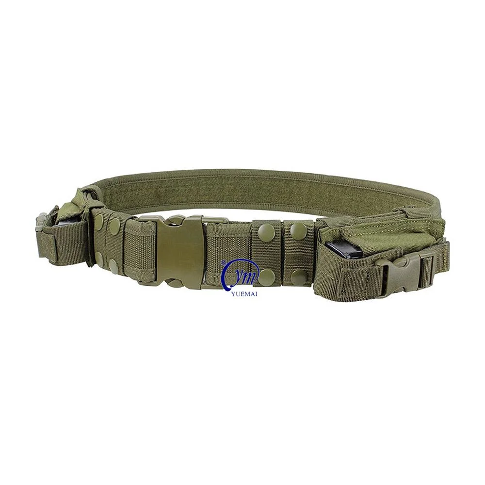 China Manufacturer Army Tactical Belt Oxford Material Weaving Military Belt