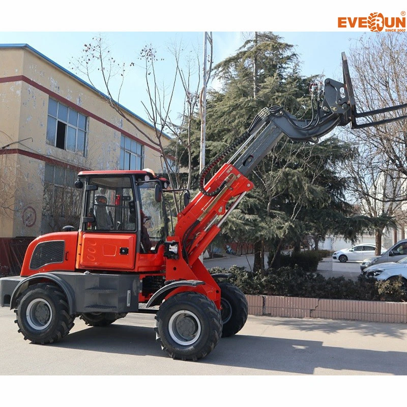 Everun 1.5t Er1500 Agricultural Machinery with CE Multifunction Mini Telescopic Wheel Front Loader