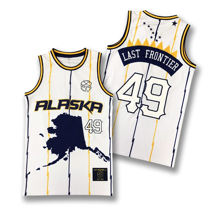 Malla personalizada sublima el baloncesto Jersey Cheap Wholesale nuevo diseño de los Hombres camiseta de Baloncesto Deportes