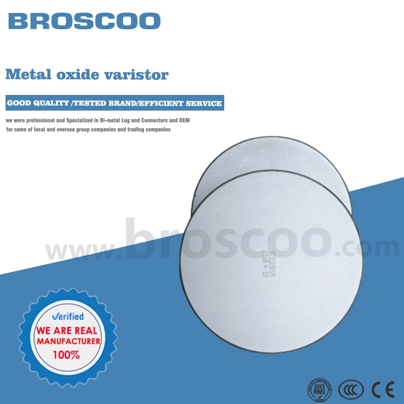 Metal Oxide Varistor MOV Disc para pára-Resistências personalizados blocos MOV China fabricantes fornecedores