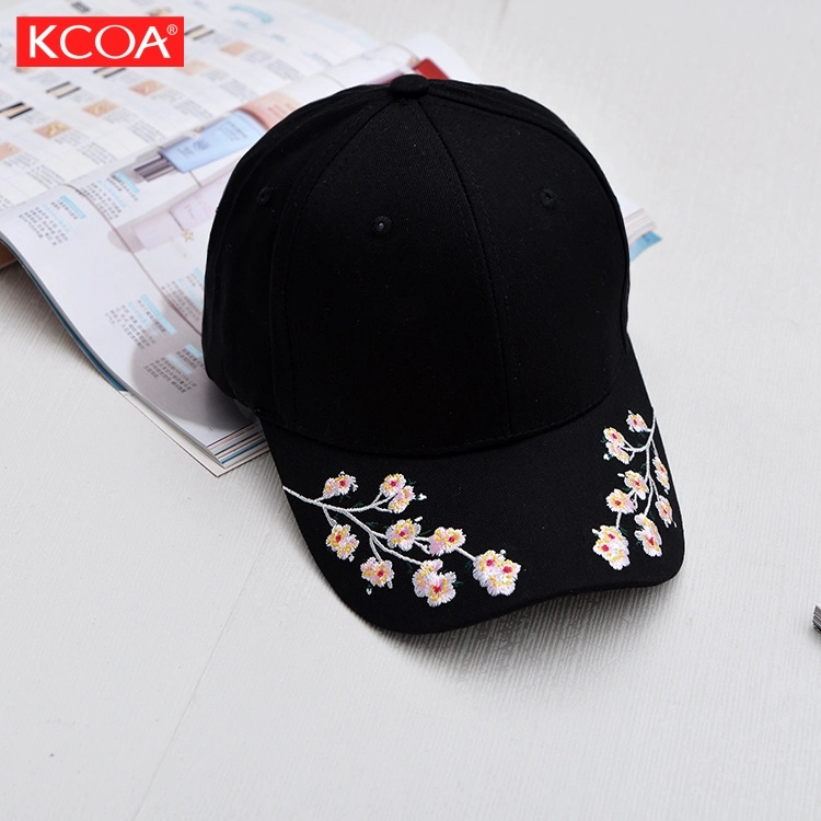 Rosa moda Vuelva diseñado 6 Panel algodón gorra de béisbol