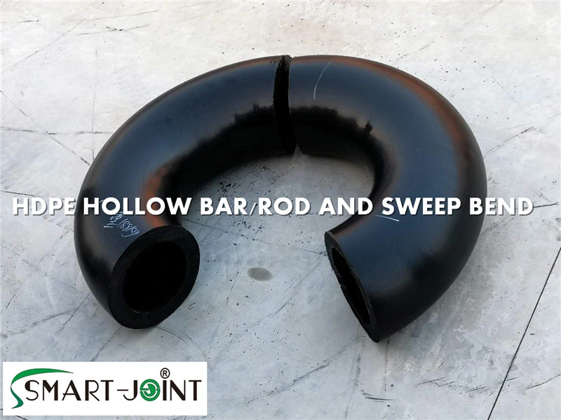 Large HDPE Seamless Bend 11deg to 90deg