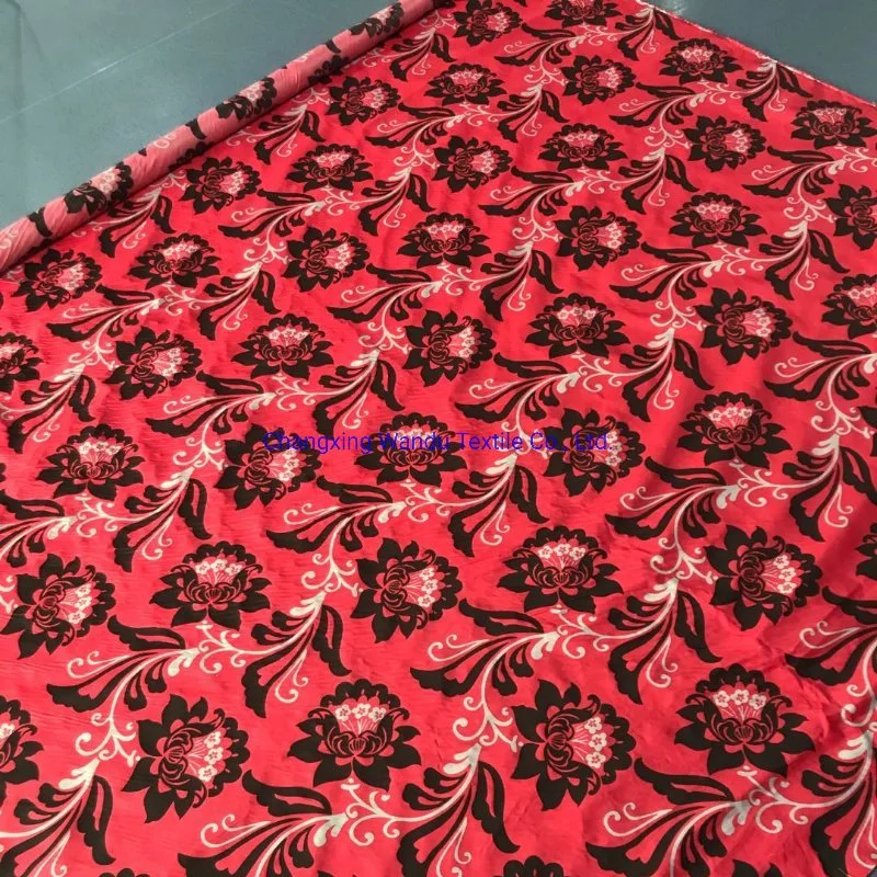 Exported to The Middle East, South America and Other Cheap and Beautiful Printed Bedsheet, Simmons Cover, Polyester Fiber Fabric, Changxing Wandu Textile