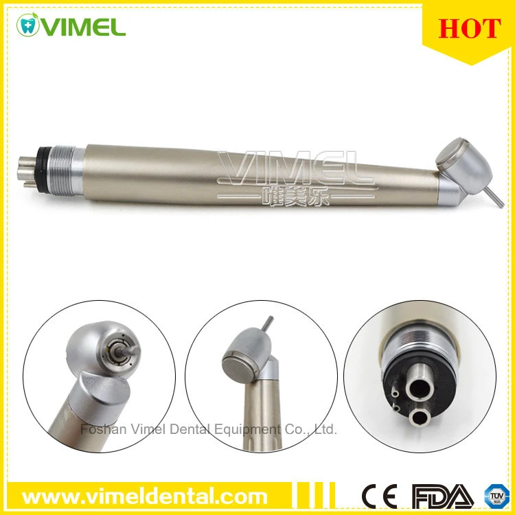 Dental Handpiece 45 Degree Surgical Air Turbine with Ce