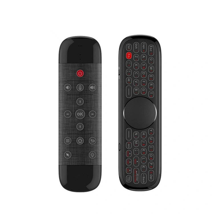 Airmouse 2.4G Wireless Anti Lost Backlit Seek Mini Keyboard Air Mouse W2 PRO Remote Control for Set Top Box