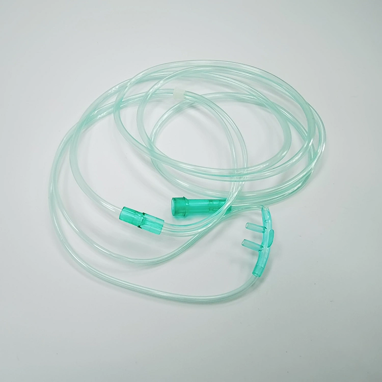 Medical Disposable Curved Prong Nasal Cannula Oxygen