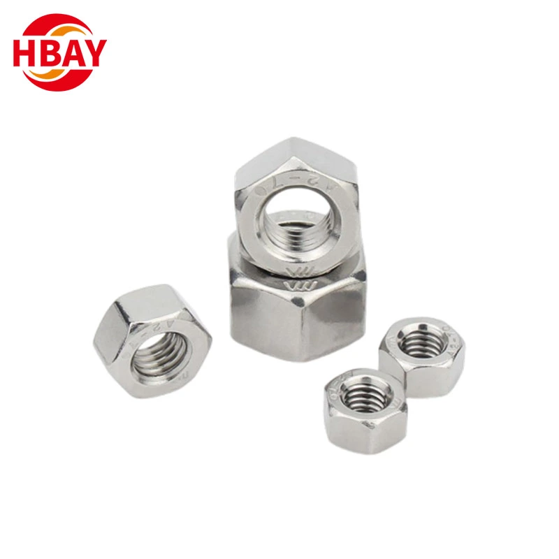 Customize Stainless Steel 304 Hexagonal Nut