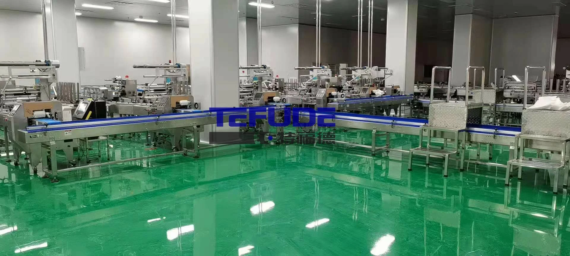 Biscuit Cookie Automatic Stacking Packing Line Sorting Feeding Packaging System Bakery Food Auto Packing Machine Line