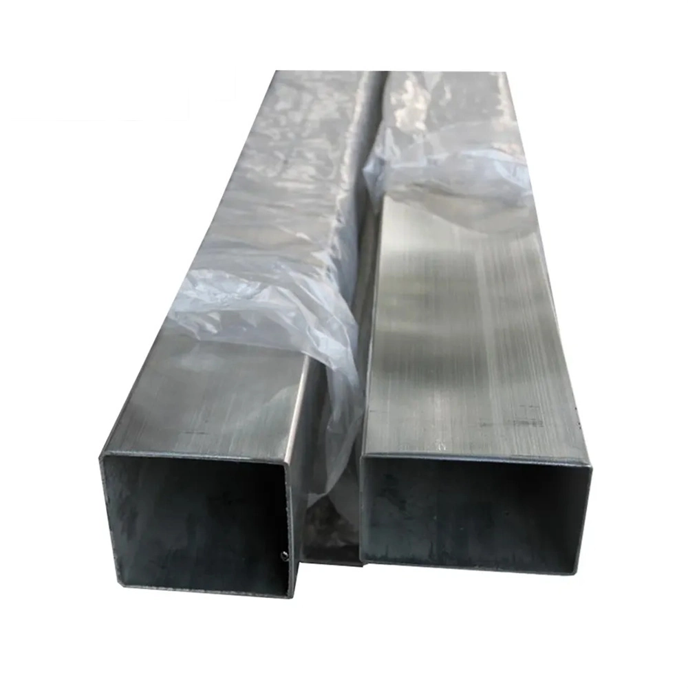 China Wholesale Building Materials Polished Pipeline Transport 316 Seamless Square Tube Hiding Gas Pipes TP304 Tp316 Tp321 Tp310s Stainless Steel Square Pipe