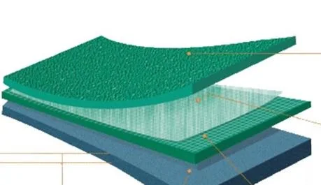 Reforzado de fibra de vidrio impregnadas con PVC Mat