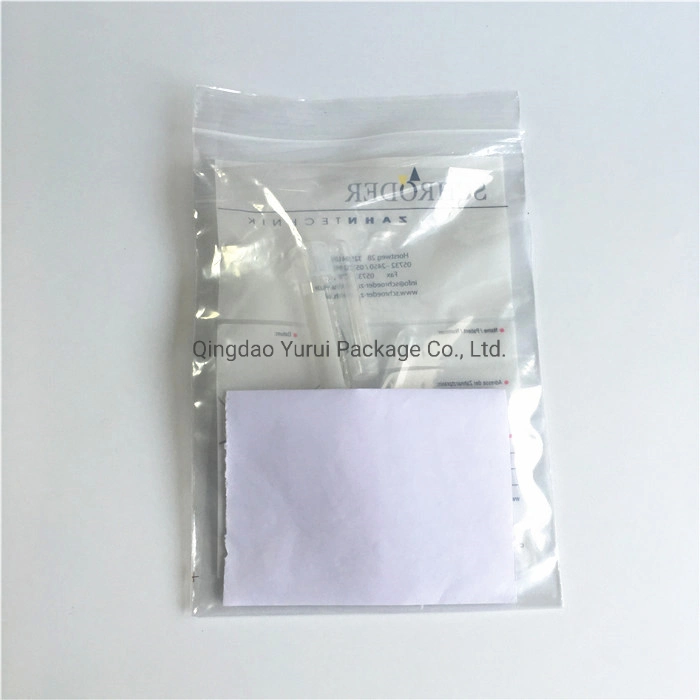 6*9 LDPE Pathology Transport Envelope Medical Lab Biodegradable Biohazard Trash Collection Kangaroo Type Specimen Bag with Pouch