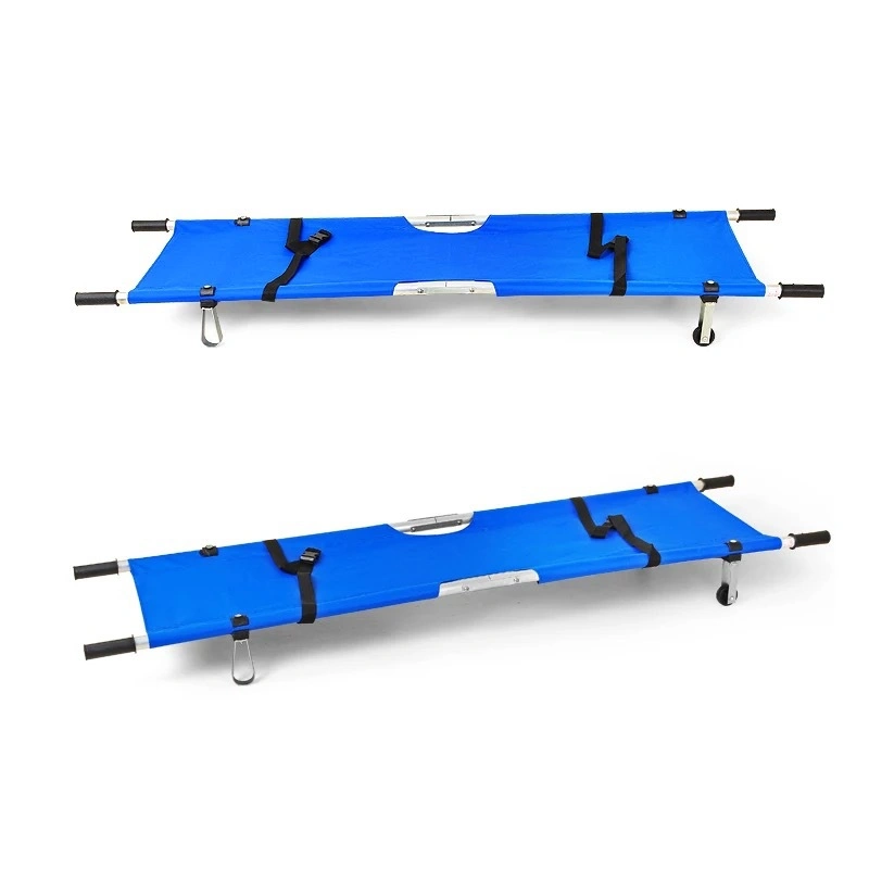 Steel Medical Ambulance Fireproofing Waterproof Foldable Emergency Stretcher