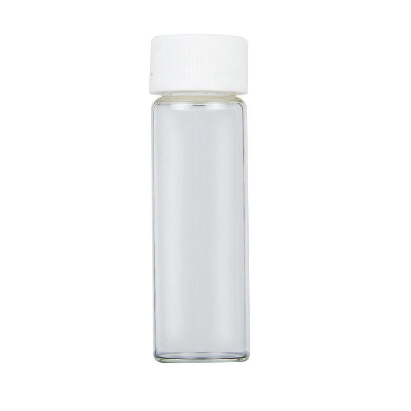 High quality/High cost performance  Factory Custom Screw Top Bottle with Black Plastic Lids for Cosmetics