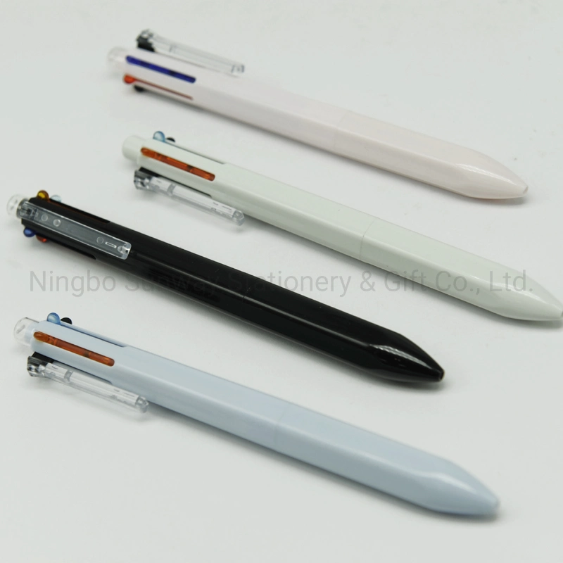 Plastic Promotional Multi Color Ballpoint Pens Mechanical Pencil