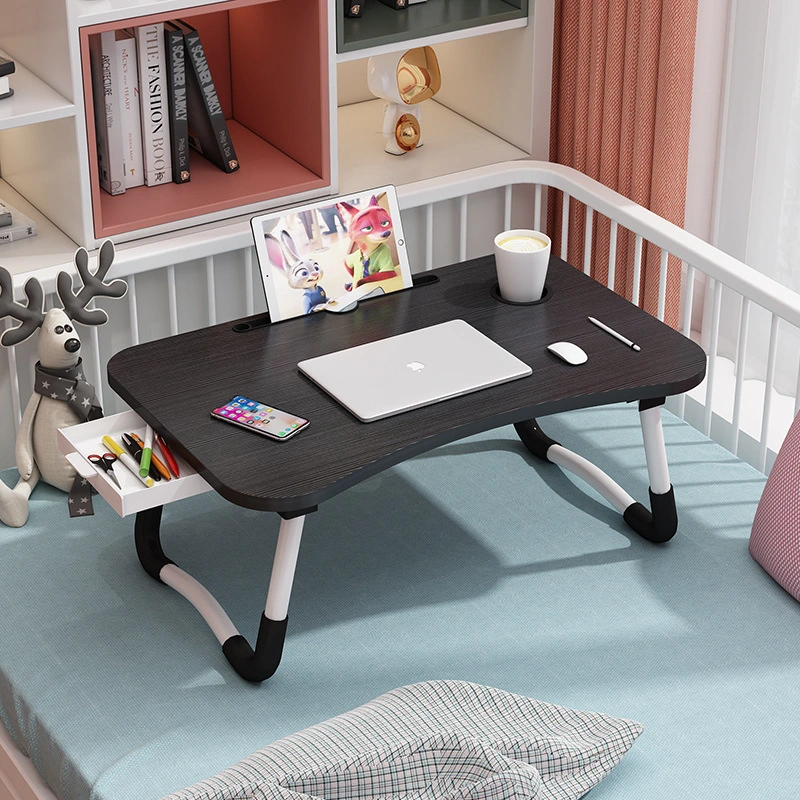 Bureau de l'ordinateur portable de bureau lit paresseux Table pliante maison simple chambre petite table