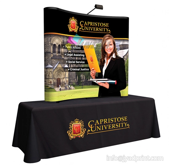 Profesional Grado 6 pie Tabletop Mini 8ft EZ tubo Popup Mostrar banner