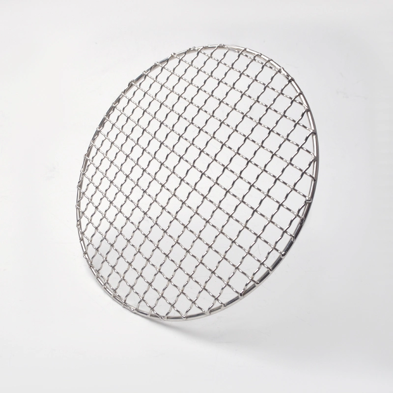 Stainless Steel Circular Barbecue Net 304 Material Supports Customization Size 10cm