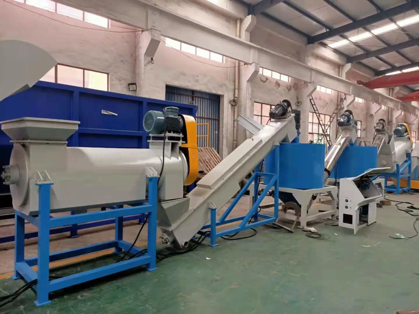 Waste Plastic Recycling Machine for Bottle Film/Hot Washing Line