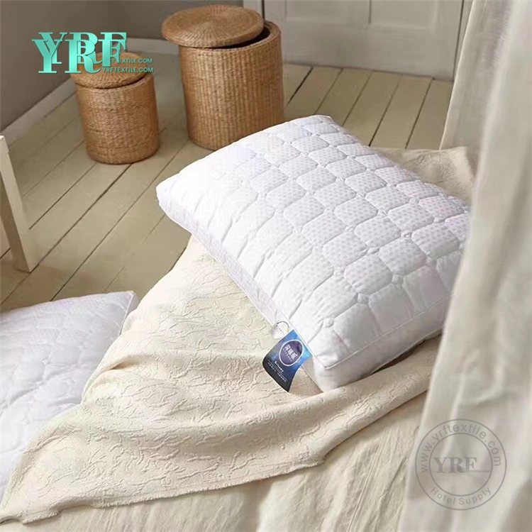 White Hotel Pillow Sleep with Polyester Ball Fiber Filling Pillow