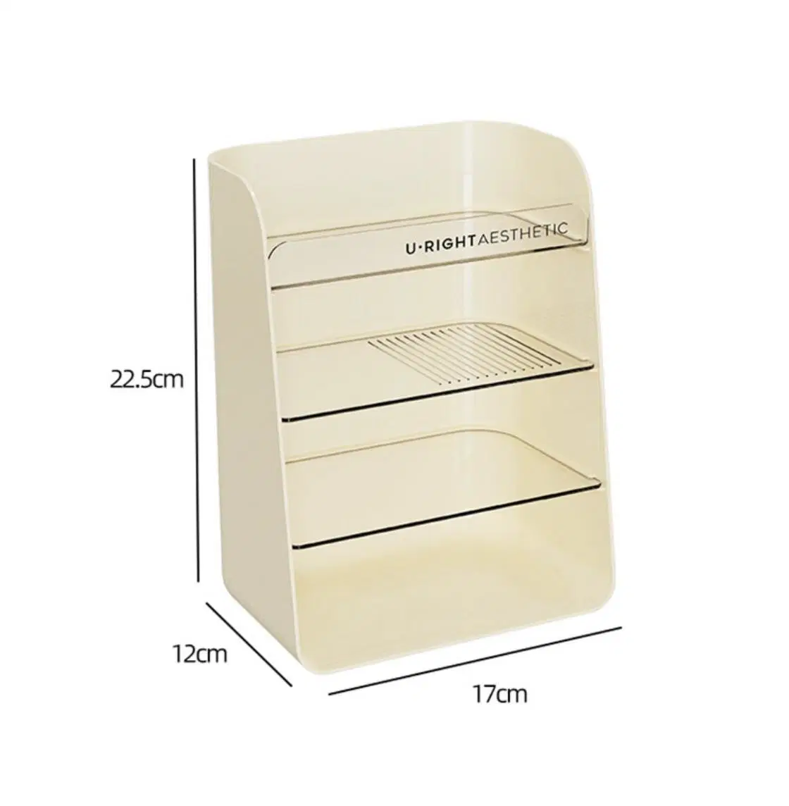 Caja de almacenamiento de cosméticos Escritorio transparente Multi-Layer Rack Caja grande