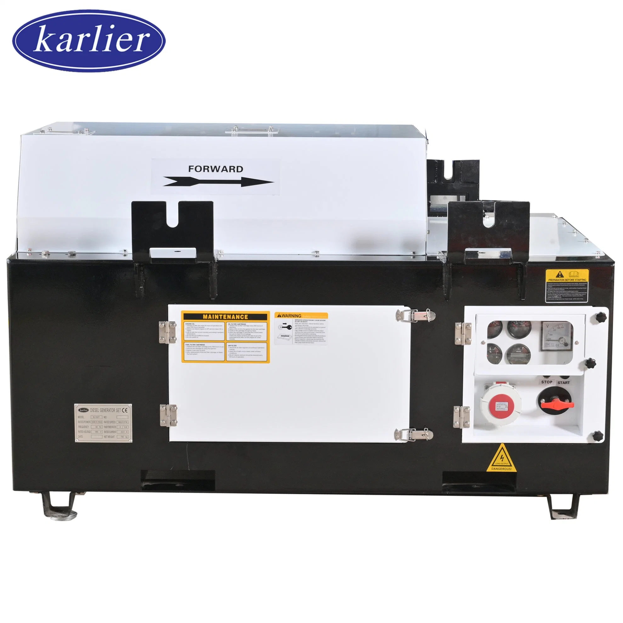 Karlier 15kw Ug15 leistungsstarker Kühlergenerator für Carrier Thermo King Kühlcontainer Genset