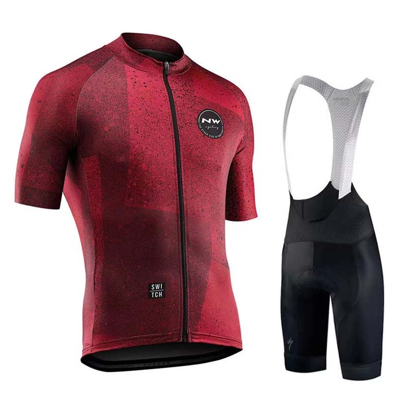 Wholesale Nylon Lycra Sports Summer Men's Cycling Jersey Cycling Wear