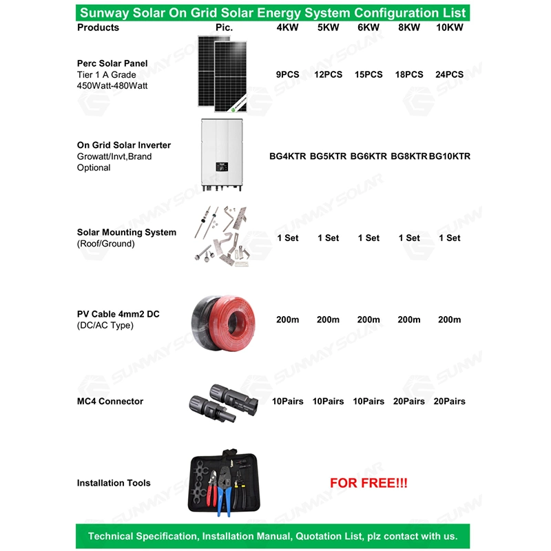 Complete Home Solar Power System 4kw Solar Panel System