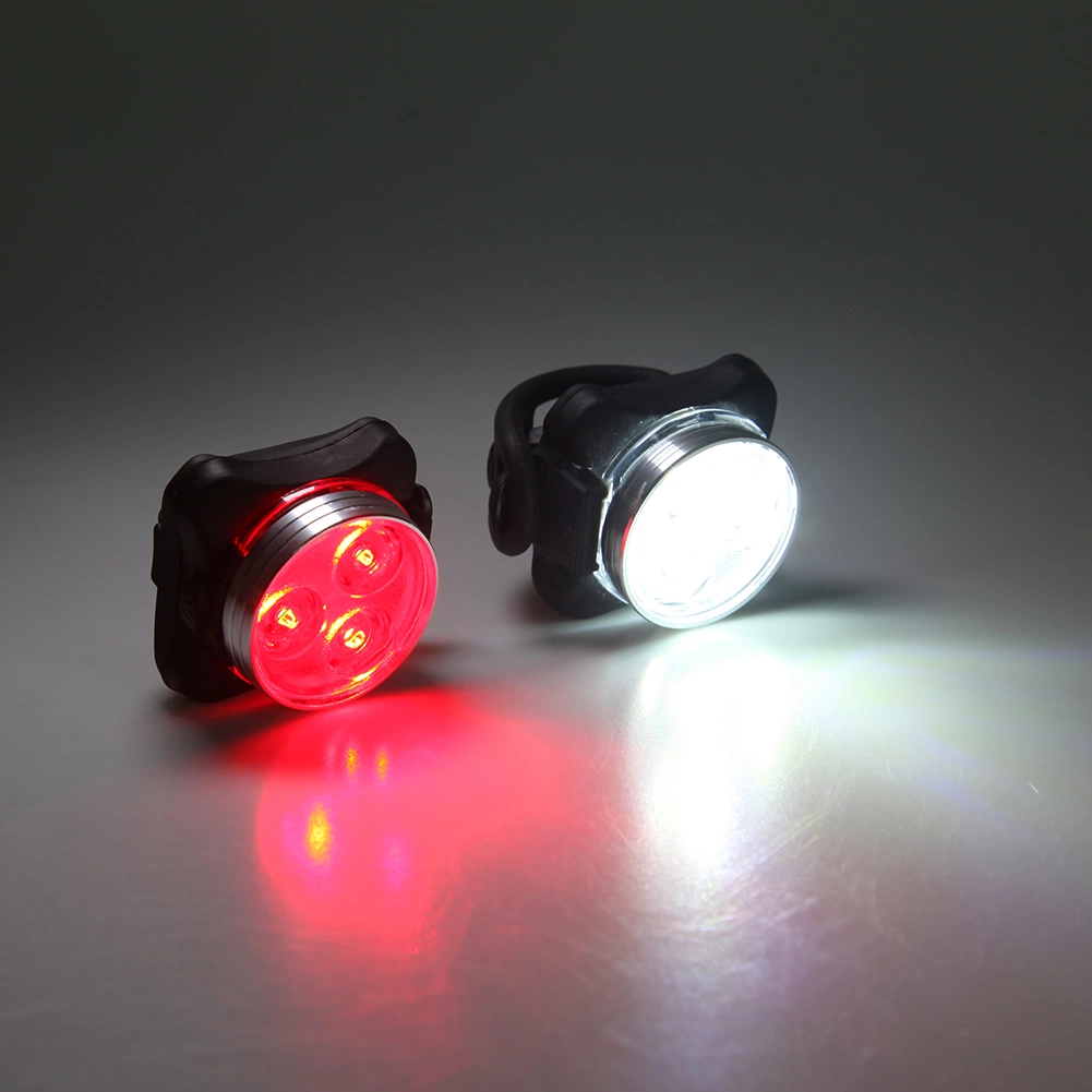 Pilha recarregável USB Yichen Luz Dianteira de bicicletas e aluguer de luz LED traseiro