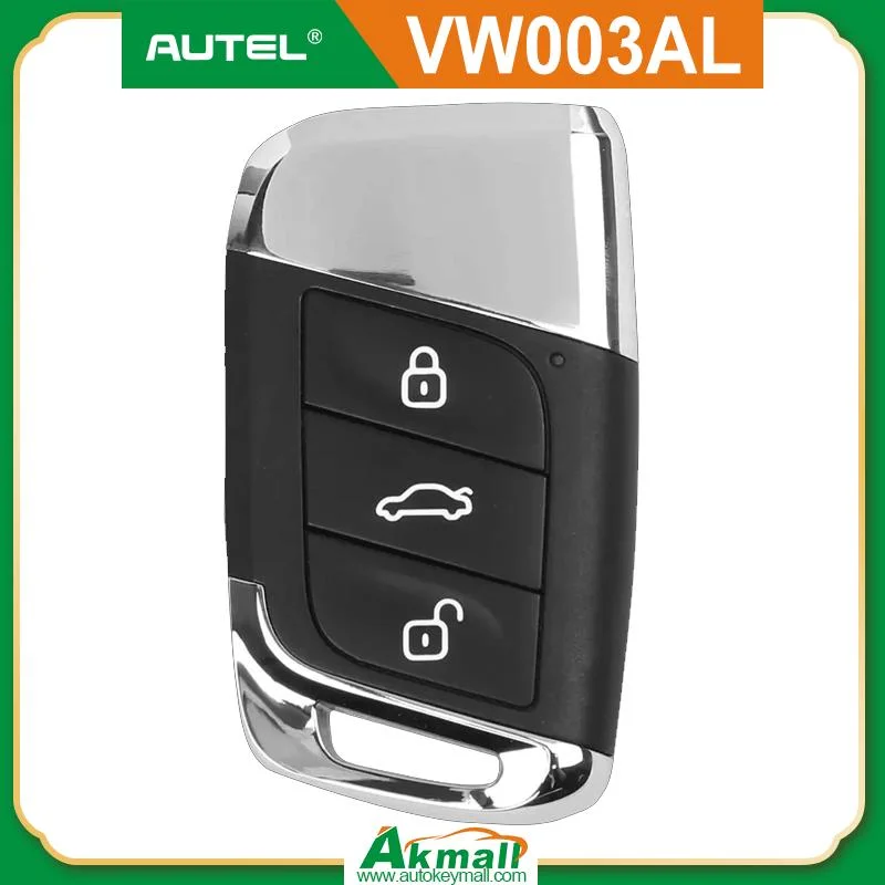 Autel Smart Key Universal Remote High Frequency Ikeyvw003al Car Keys Work for Km100 Km100e Im508 Im608 PRO