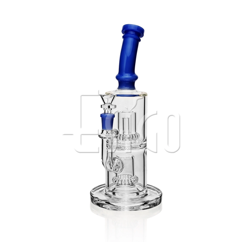 Esigo New Designs Milky Color Showerhead Perc Dry Herb Tobacco Shisha Hookah Oil DAB Rig Smoking Glass Water Pipes