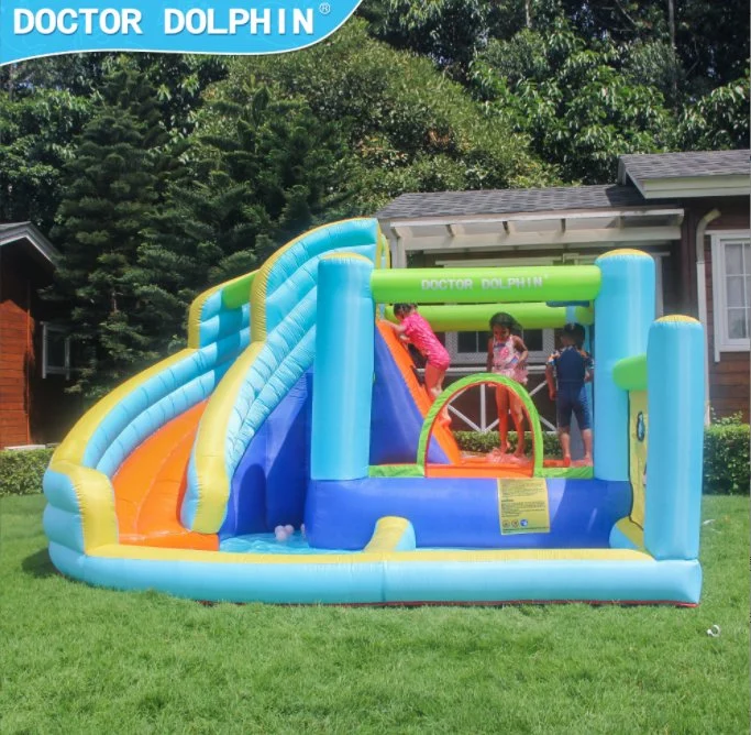 Children's Bouncy Castle Inflatable Water Jumping Bed Indoor and Outdoor Small Trampoline