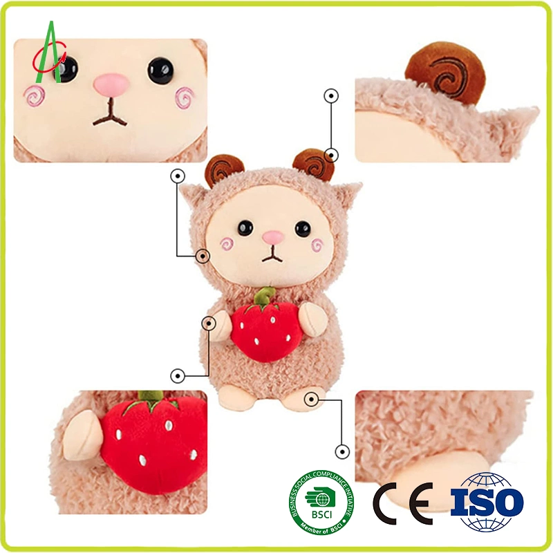 Soft Cute Custom Funny Venta caliente Baby Nueva oveja de Plush rellena Juguete